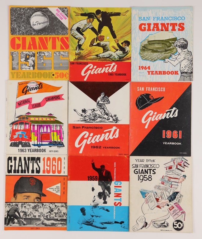 - 1958-66 San Francisco Giants Program Run (9)