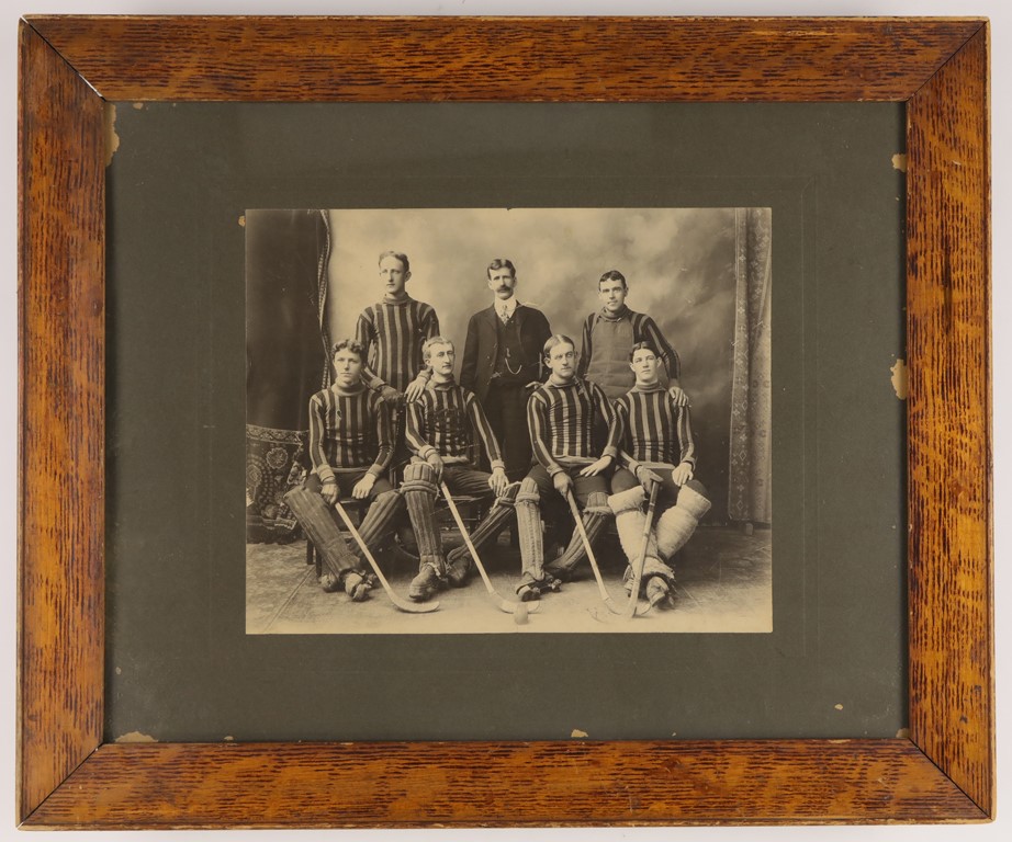 - 19th Century Indoor Hockey Photo