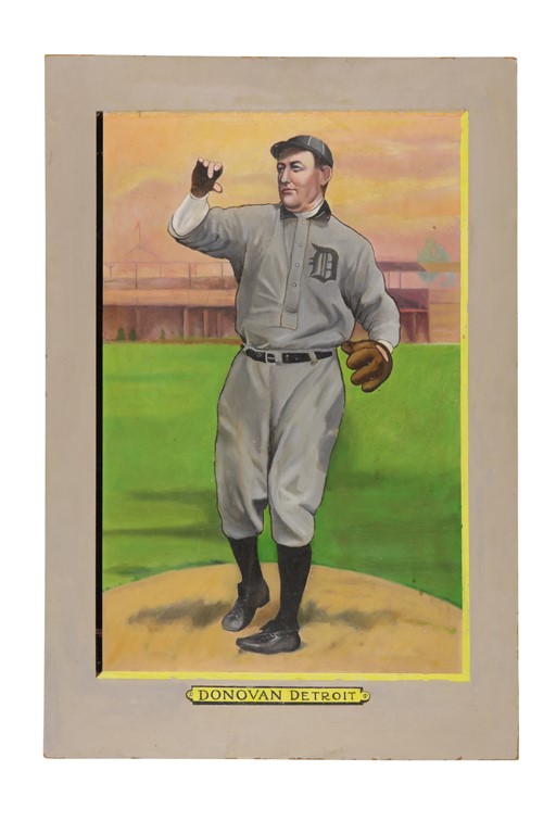 Baseball and Trading Cards - T3 Wild Bill Donovan Painting