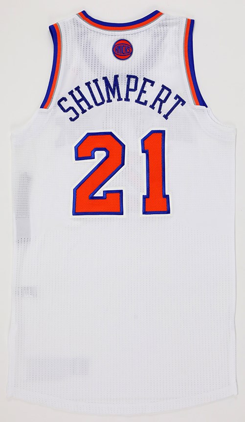 - 2013 Iman Shumpert New York Knicks Game Worn Jersey (Steiner)