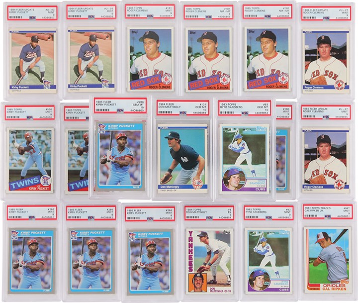 Baseball and Trading Cards - 1960s-80s "Star Card" Collection with PSA 10 Graded Rookies (15,000+)