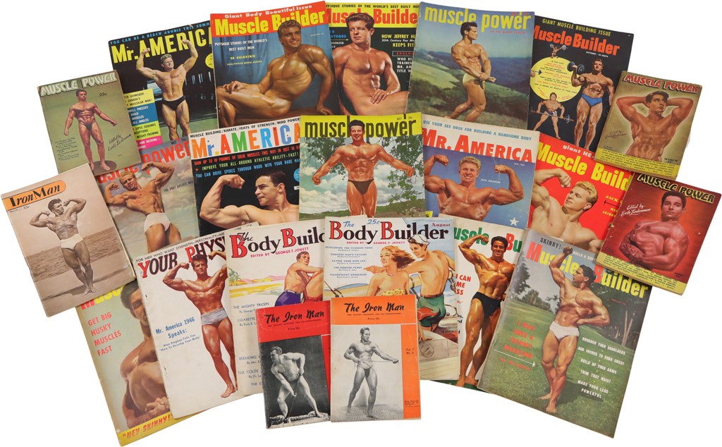 Rock And Pop Culture - Early Body Building Magazine Archive (appx 500)