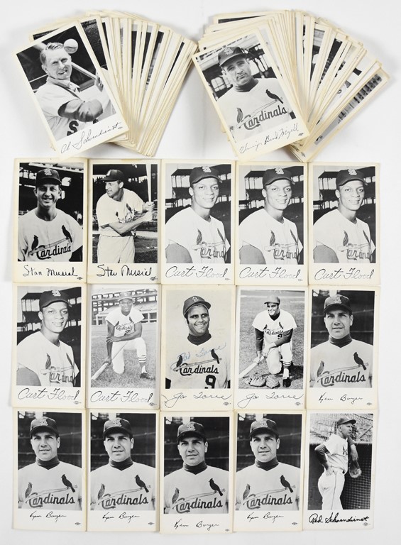 Baseball Memorabilia - 1950's-60's St. Louis Cardinals Find of Team Issued Photos (153)