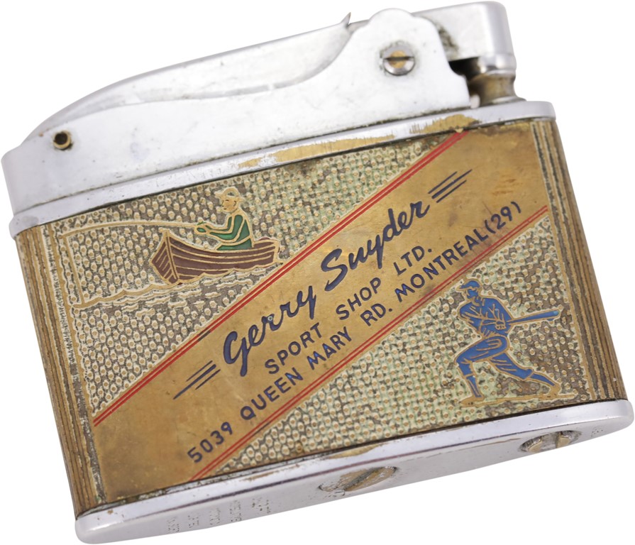 Baseball Memorabilia - 1950's Gerry Snyder Sports Shop Lighter in Box