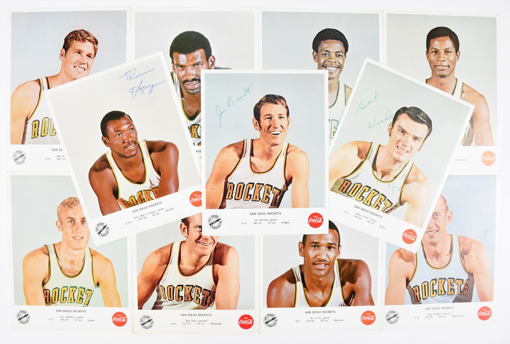 Basketball Cards - 1969-70 San Diego Rockets Coca-Cola Premiums