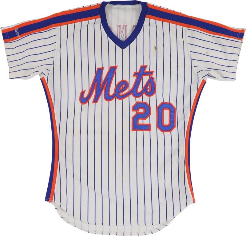 - 1990 Howard Johnson New York Mets "Home Run" Game Worn Jersey (Photo-Matched)