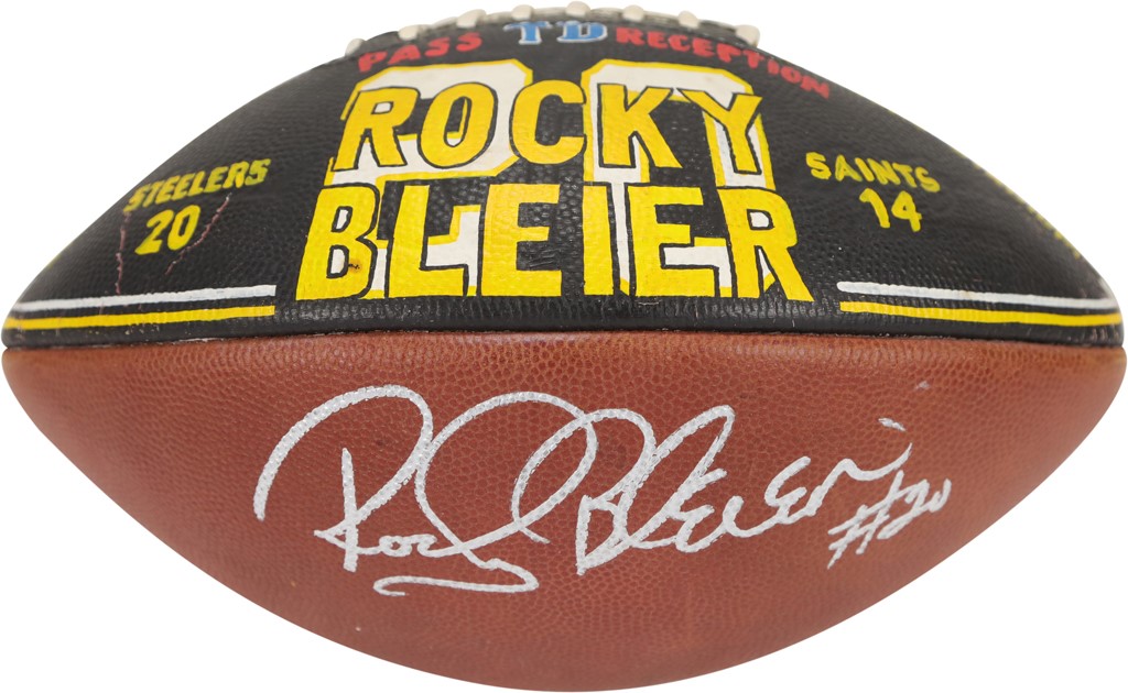November 5, 1978, Pittsburgh Steelers Game Ball Presented to Rocky Bleier