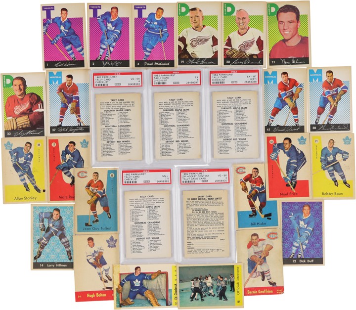 Hockey Cards - 1955-1962 Parkhurst Hockey Card Collection with Duplicates (200+)
