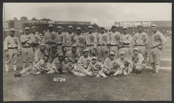 Vintage Sports Photographs - Spectacular 1917 World Champion Chicago White Sox Team Photo w/Joe Jackson & the Eight Men Out (PSA Type I)