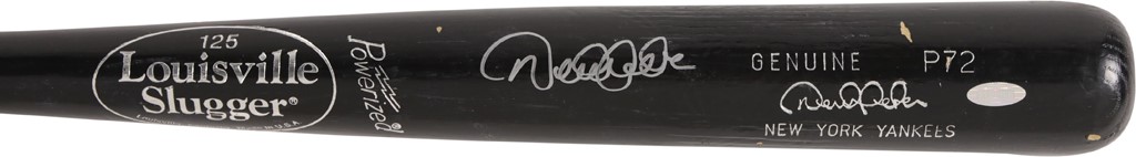 - 2004-05 Derek Jeter New York Yankees Game Used and Signed Bat (PSA, Steiner & MLB Holo)
