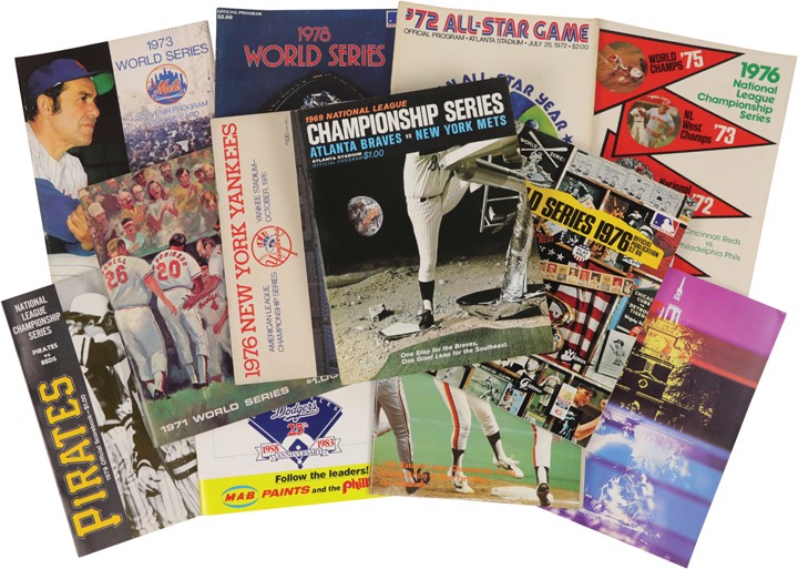 Tickets, Publications & Pins - High Grade 1960s-80s Baseball Publications Find (110)