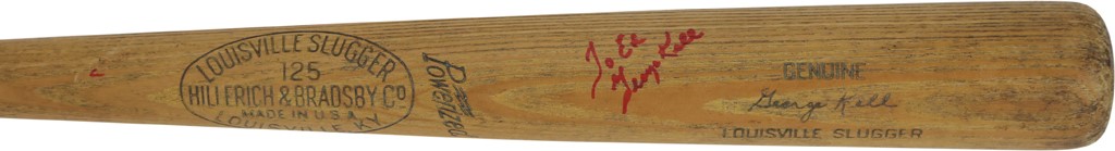 Ty Cobb and Detroit Tigers - 1948-49 George Kell Game Used Bat