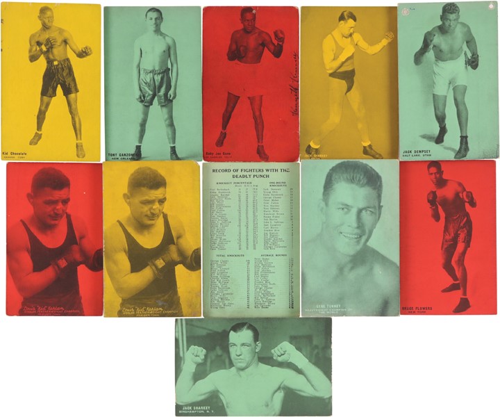 1928 Exhibit Boxing Collection (200+)