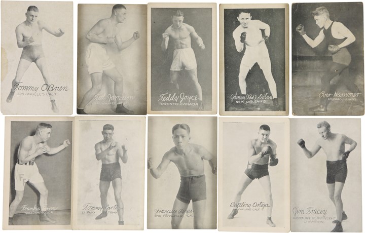 Boxing Cards - 1922 Exhibit Boxing Partial Set Plus Extras (52)
