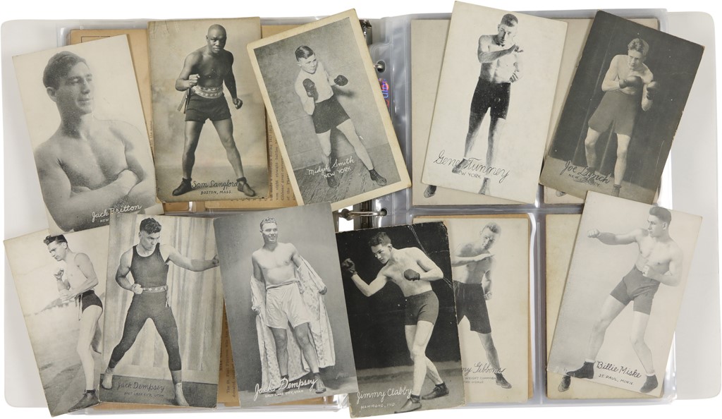 Boxing Cards - 1923 Exhibit Boxing Partial Set Plus Extras (130+)