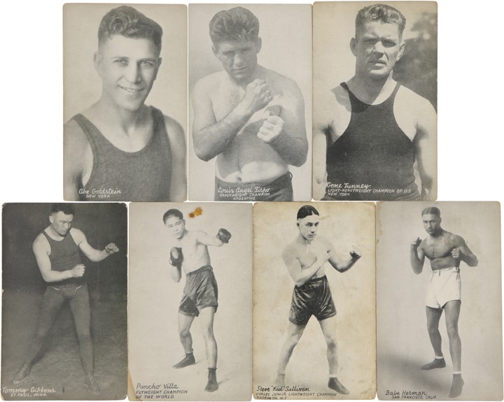 Boxing Cards - 1925 Exhibit Boxing Lot (65+)