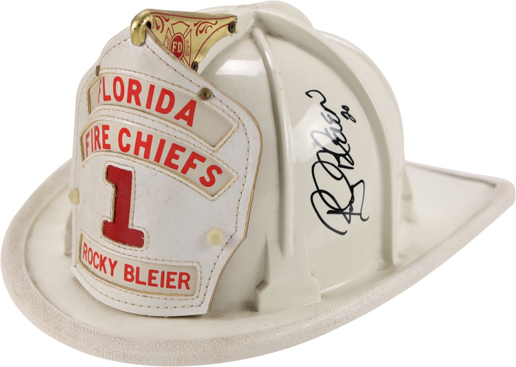 - Rocky Bleier Florida Fire Chief Honorary Helmet