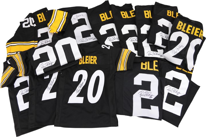 - Rocky Bleier Signed Pittsburgh Steelers Jersey Collection (10+)