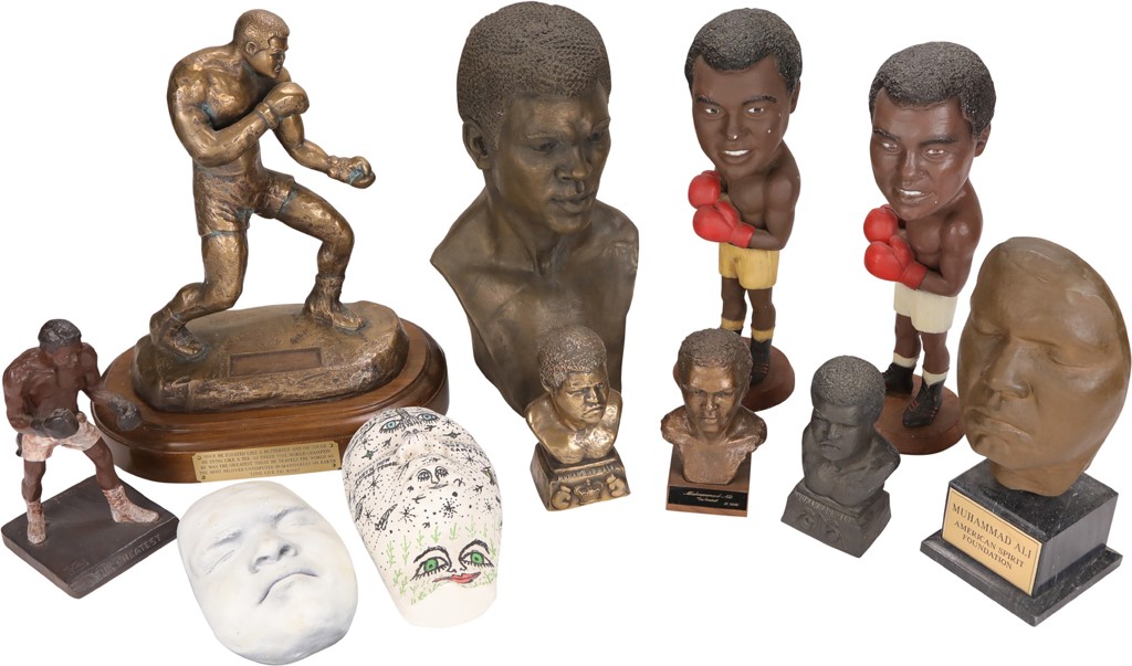 - 1970's to Modern Muhammad Ali Statue Collection (10+)
