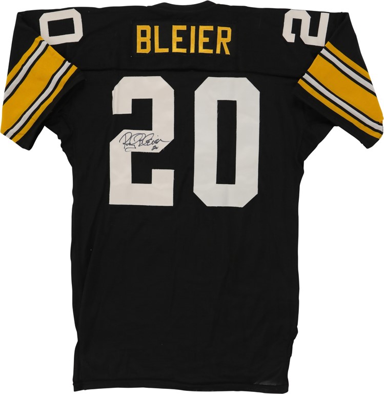 - 1983 Rocky Bleier Pittsburgh Steelers Signed Reunion Jersey