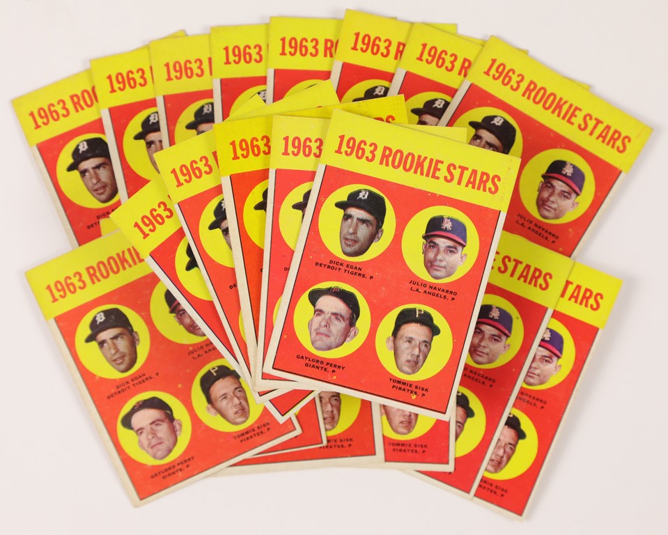 - 1963 Topps Gaylord Perry "Rookie Stars" Cards Find of 19