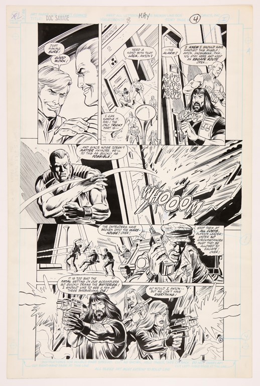 1988 Doc Savage #8 Original Art