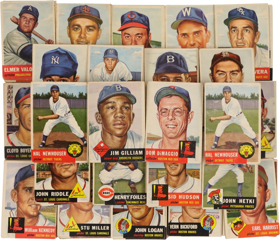 Baseball and Trading Cards - 1953 Topps Baseball Find (650+)