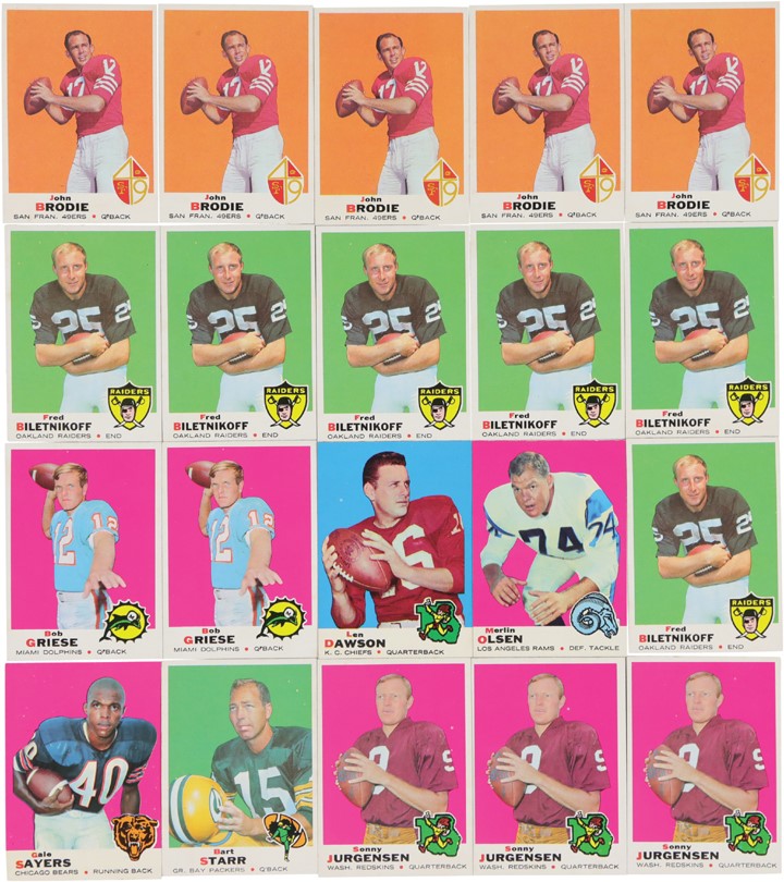 1964-74 Topps Football Star Find - A Century of Greatness (700+)