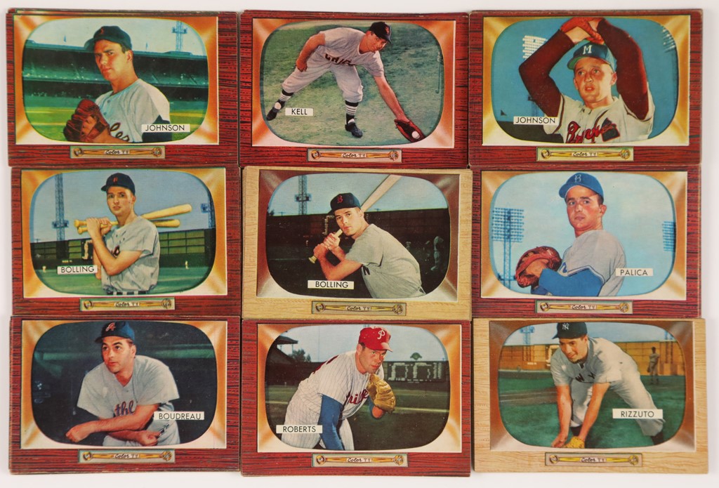 - 1955 Bowman Baseball Star Find w/HOFers (53)