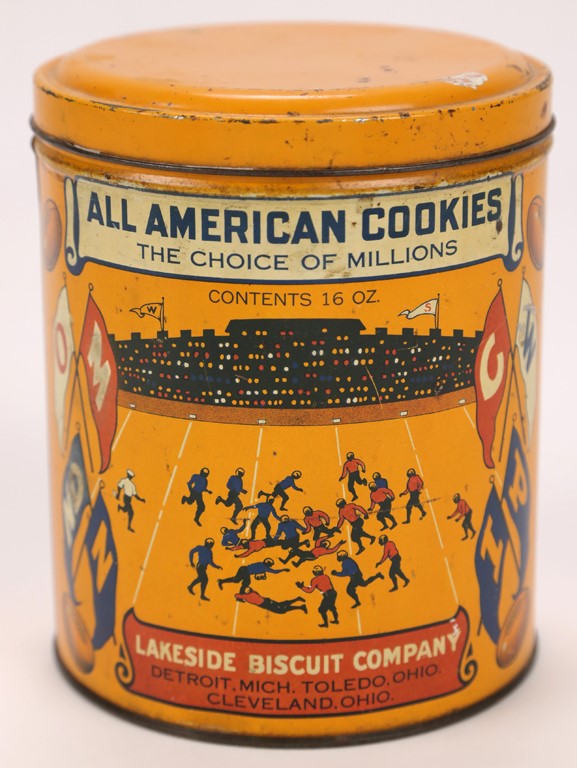 - 1920's All American Cookie Tin
