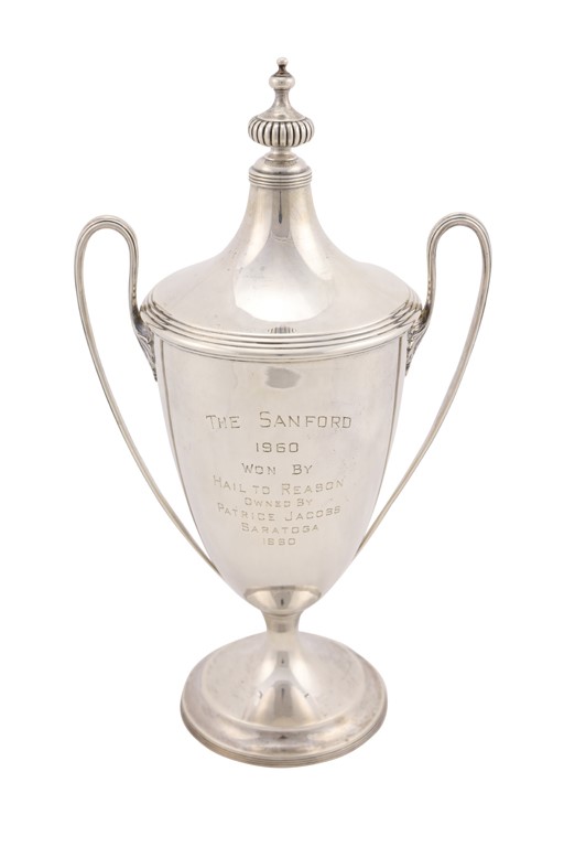 Ethel And Hirsch Jacobs Trophy Collection - Hail to Reason - 1960 Sanford Stakes Winner's Trophy