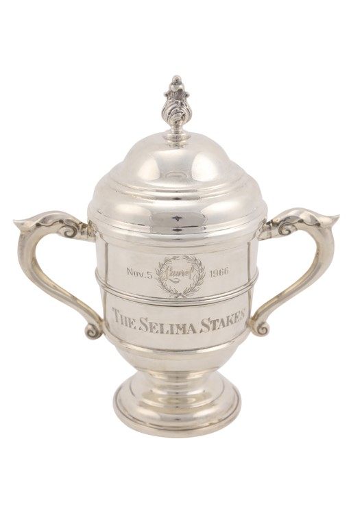 Ethel And Hirsch Jacobs Trophy Collection - Regal Gleam - 1966 Selima Stakes Sterling Silver Trophy