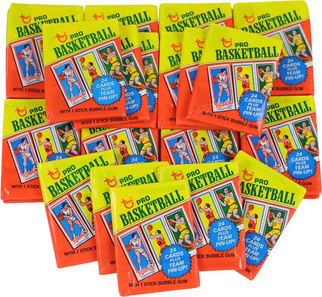 - 1980-1981 Topps Basketball Unopened Pack Collection (25+)
