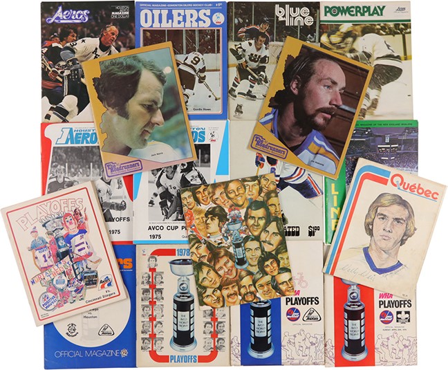 - 1970's WHA Hockey Program Collection (50)