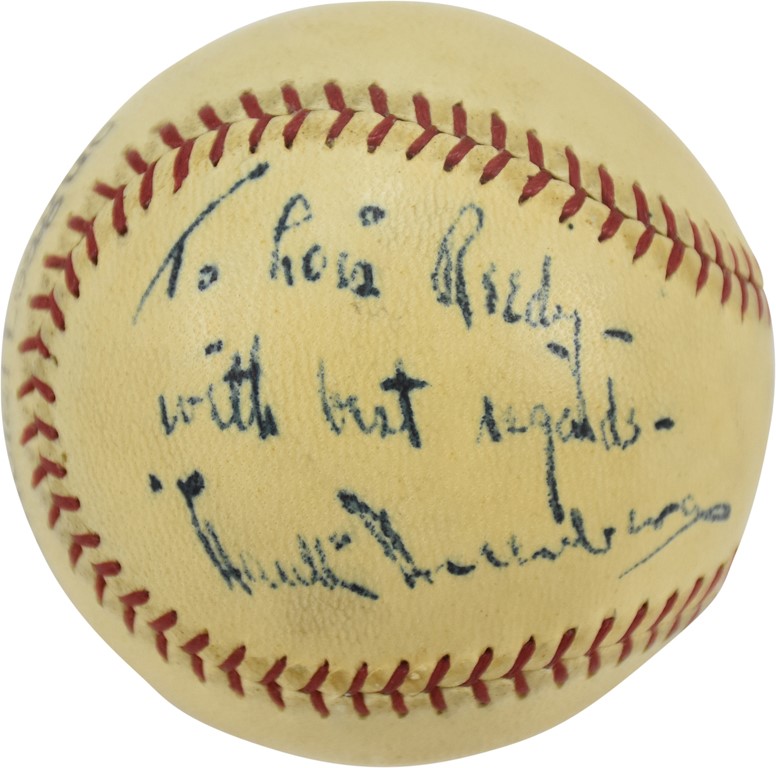 1940s Hank Greenberg Single Signed Baseball (PSA)