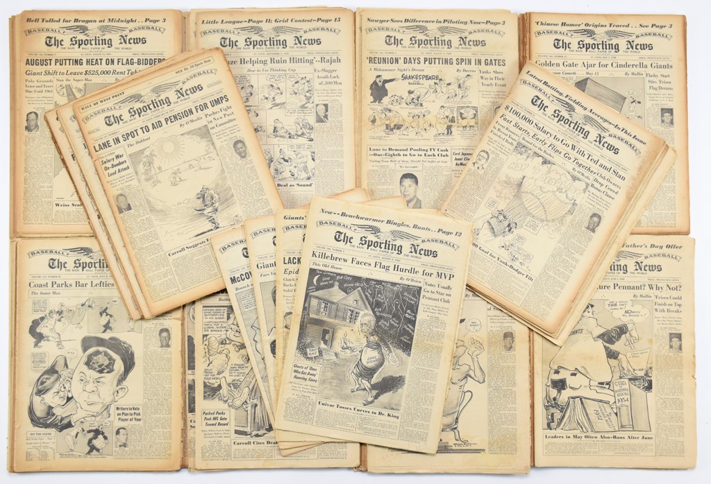 Baseball Memorabilia - 1950's The Sporting News Collection (71)