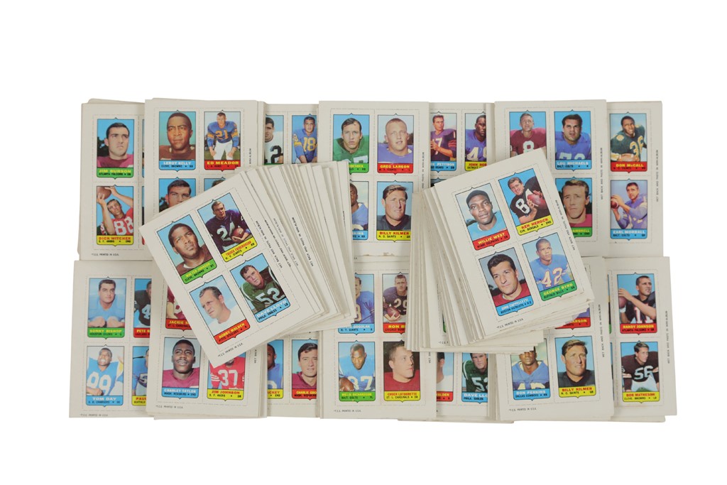 - 1969 Topps Four-In-One Football Complete Set Find (14 Sets)