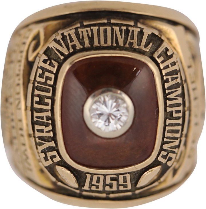 Syracuse Football Archive - 1959 Syracuse Orangemen National Championship Ring