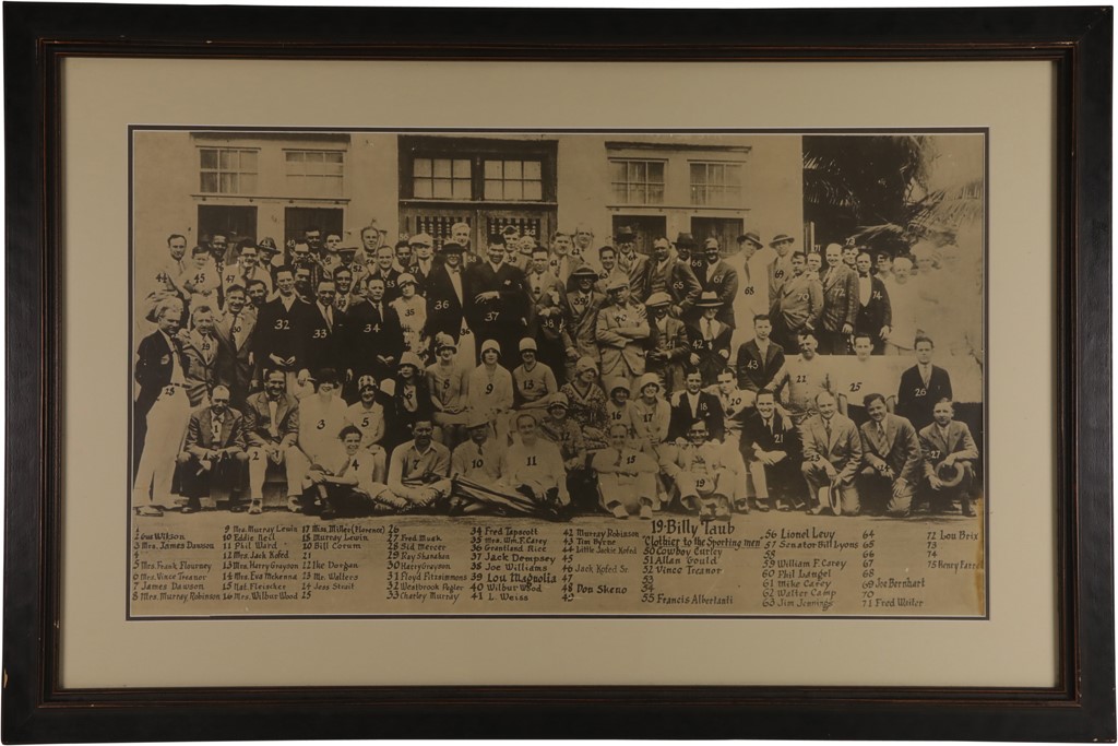 Muhammad Ali & Boxing - 1930s Billy Taub Clothiers Monstrous Photograph from his Legendary Store