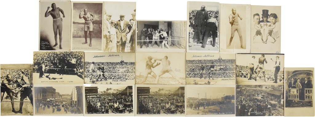 Muhammad Ali & Boxing - Nice Jack Johnson Real Photo Postcard Collection (19)