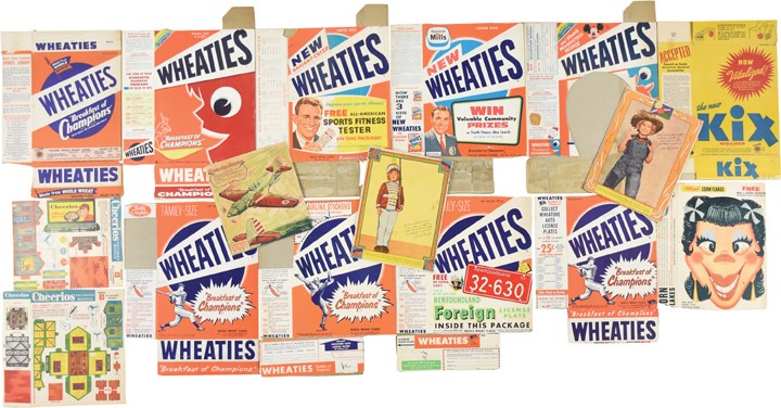 Rock And Pop Culture - 1950s Complete & Partial Cereal Boxes (15+)