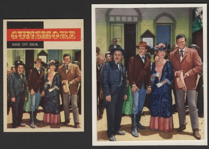 - 1958 TV Westerns Card #14, ‘Dodge City Social’ Original Artwork