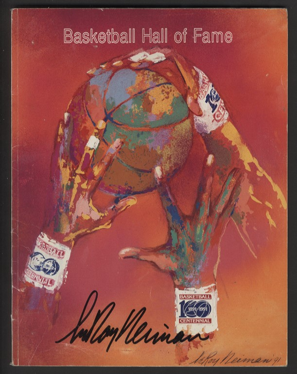- 1991 Basketball Hall of Famers Signed Program (39 Signatures)