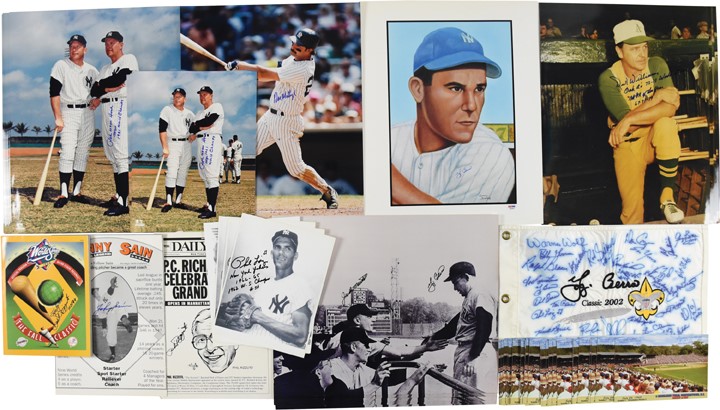 The Joe Miller Collection - The Joe Miller NY Yankees Autograph Collection (100 Pieces)