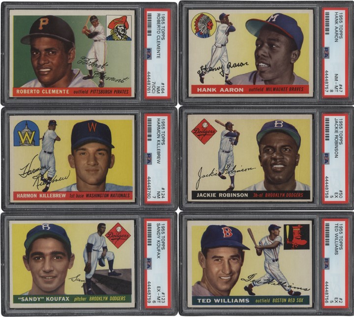 Baseball and Trading Cards - Magnificent 1955 Topps Complete Set