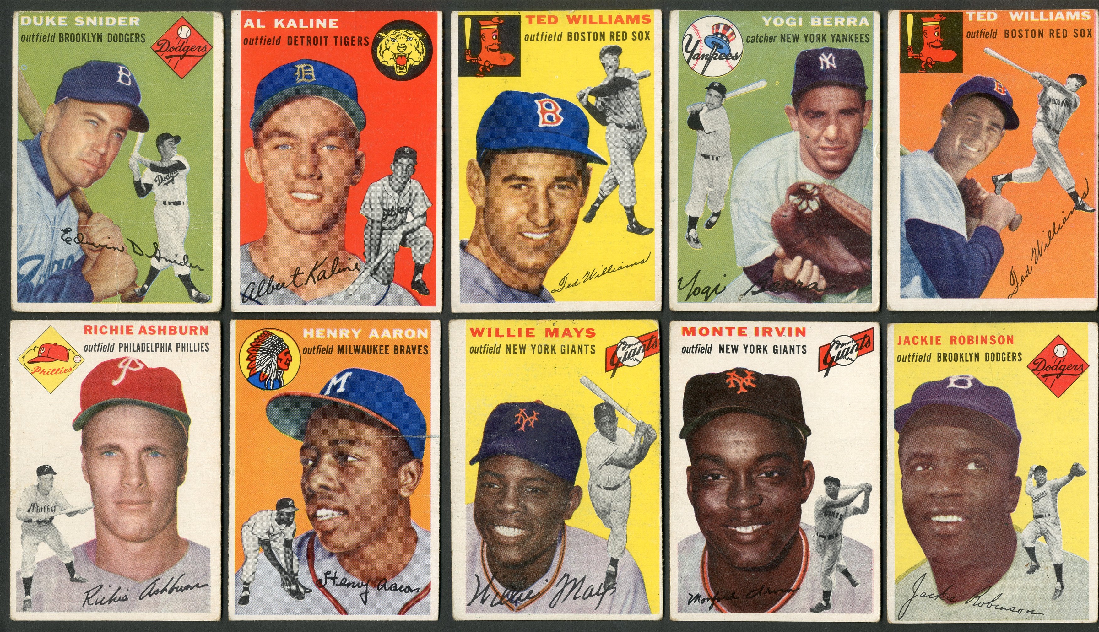 1954 Topps Near Complete Set