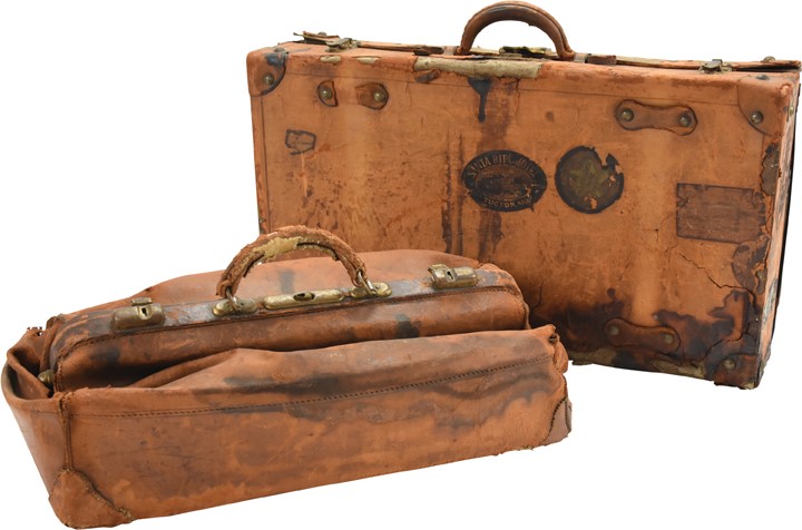 - 1910s Rube Oldring Equipment Bag and Suitcase