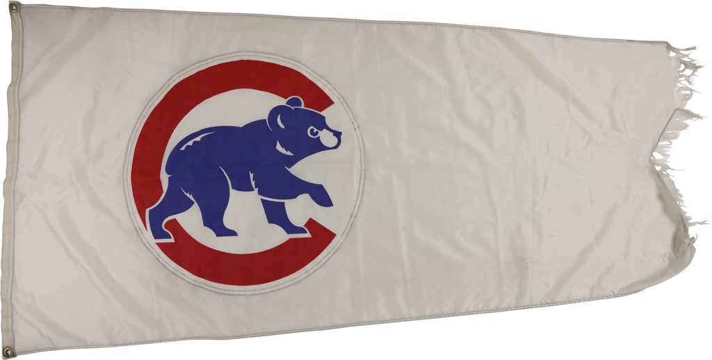 - Chicago Cubs Flag Flown at Wrigley Field
