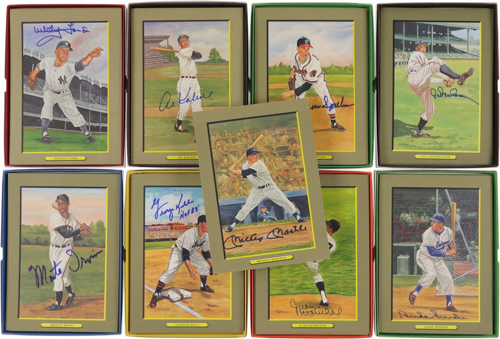 Baseball Autographs - Perez Steele Great Moments Series 1-8 Complete Sets with (13) Signed (JSA)