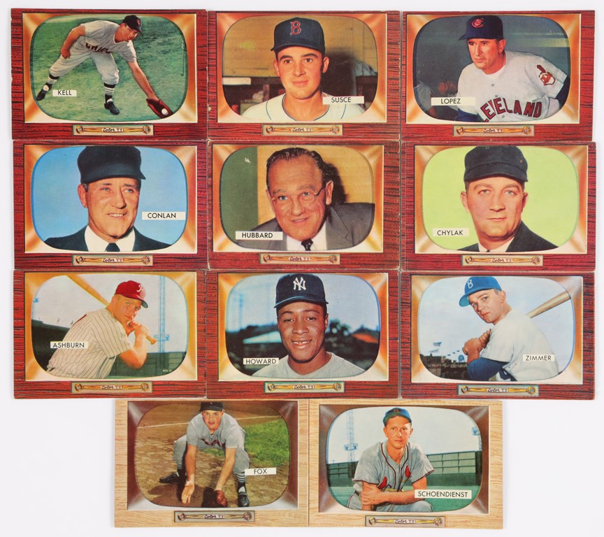 - 1955 Bowman Baseball Partial Set with Some Hall of Famers (236)